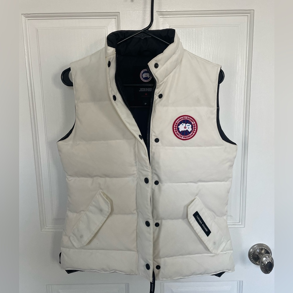 White Canada Goose Vest
